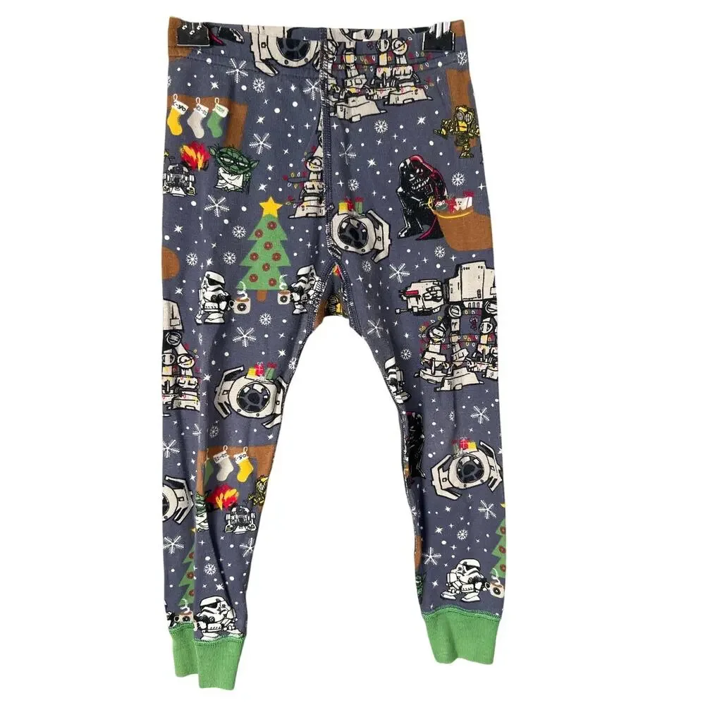 Hanna Andersson Kids Star Wars Christmas Pajama Pants Size 90cm